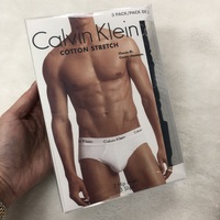 美国正品Calvin Klein CK男士纯棉舒适透气三角内裤三条盒装现货