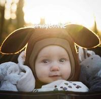 丹麦代购HUTTEliHUT正品秋冬婴儿兔耳朵熊耳帽子保暖凹造型羊毛帽