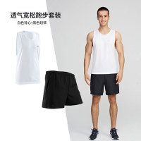 迪卡侬运动男背心篮球足球套装健身衣训练速干透气无袖t恤正品