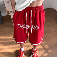 美式篮球短裤男生夏季设计感小众潮牌五分裤子高街重磅运动大裤衩