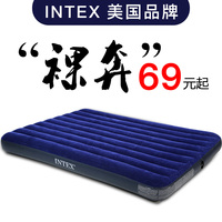 INTEX充气床单人家用加厚户外气垫床简易床折叠床充气床垫双人