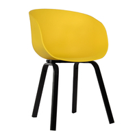 北欧铁艺黑尔椅书桌椅设计师休闲椅简约餐椅扶手时尚办公椅咖啡椅