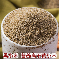农家黑小米杂粮孕妇宝宝专用小米月子米新米 营养高于小黄米250g