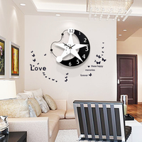 个性创意装饰钟表现代简约客厅挂钟欧式艺术时钟卧室时尚静音挂表