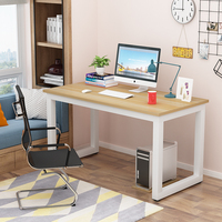 简易电脑桌台式桌家用写字台书桌简约现代钢木办公桌子双人桌课桌