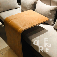 祁人创意简约北欧原木色客厅小茶几沙发边角几设计师原创实木家具