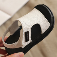 婴儿宝宝凉鞋夏季2-6岁儿童鞋软底防滑男童皮鞋沙滩运动女童鞋子