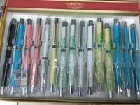 销售钢笔书法练字专用 英雄219 特细财会钢笔 0.38MM笔尖随机发货