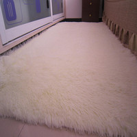 加厚长毛地毯卧室可爱简约床边毯客厅地摊家用飘窗垫茶几地垫定制