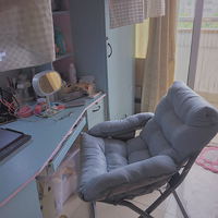 家用电脑椅懒人学生宿舍寝室椅折叠沙发简约现代卧室游戏靠背座椅