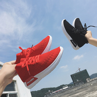 2018夏装新款女韩版百搭系带平底鞋女鞋子休闲鞋运动鞋跑步鞋板鞋