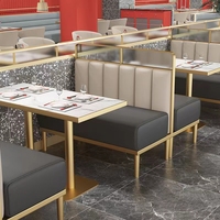 网红西餐港式茶餐厅咖啡奶茶连锁主题海鲜自助餐桌椅卡座沙发定制