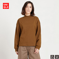 【设计师合作款】女装 半高领T恤(长袖) 420697 优衣库UNIQLO