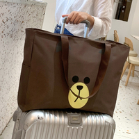 旅行包袋可爱轻便大容量女手提旅游包包帆布短途行李袋子便携学生
