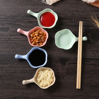 调味碟家用小碟创意秸秆迷你日式沙拉蘸料酱料调料番茄酱油醋碟子