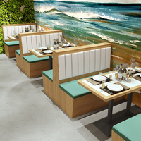 定制主题餐厅火锅店靠墙卡座沙发奶茶日料甜品咖啡店实木桌椅组合