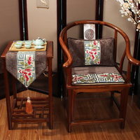 中式红木椅子坐垫家具沙发坐垫古典防滑布艺餐椅太师椅圈椅垫家用