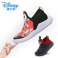 迪士尼童鞋男女童鞋子2018新款秋季小海马软底一脚蹬儿童运动鞋