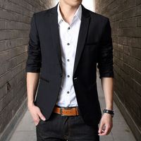 男士休闲西装青年韩版修身套装小西服潮单件大码上衣职业西装外套