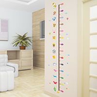 测量身高贴纸尺墙贴画儿童房卡通宝宝幼儿园墙面装饰品卧室可移除