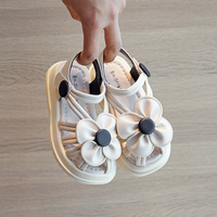 女童凉鞋2022夏季新款时尚公主鞋软底防滑儿童花朵小女孩宝宝鞋子