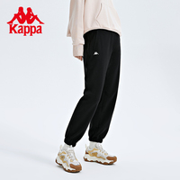 Kappa卡帕运动裤2022新款女秋针织长裤休闲小脚收口卫裤K0C62AK24