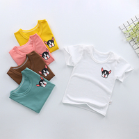 儿童短袖T恤纯棉夏装女童半袖男童宝宝上衣打底衫小童婴儿1-2-4岁