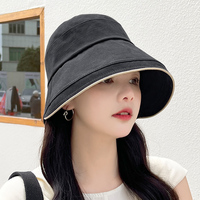 渔夫帽女2022夏季新款遮阳帽时尚洋气薄款女士防晒太阳帽防紫外线