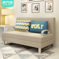 简易布艺沙发床客厅小户型可折叠多功能1.5米两用1.8双人简约整装