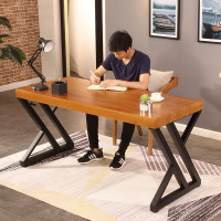 定制北欧实木书桌写字桌卧室长方形桌子简约办公桌电脑台式桌家用