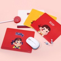 韩国正品peko不二家鼠标垫可爱女孩防滑PVC笔记本电脑便携鼠标垫