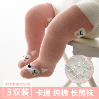婴儿长筒袜宝宝高袜子春秋纯棉0-3-6月1岁过膝新生幼儿童长薄款夏