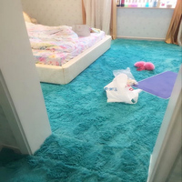 简约现代加厚丝毛地毯卧室客厅满铺茶几床边毯定制可机洗防滑地垫