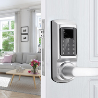 智能指纹锁家用防盗门房门室内木门密码锁办公室门刷卡感应密码锁