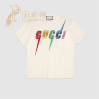 2019夏季新款Gucci/古奇女装 短袖圆领纯棉T恤 539081 XJA2H 7136