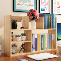 简易书桌上书架桌面儿童置物架办公收纳学生家用小孩简约书柜小型