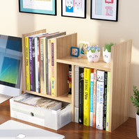 桌上书架简易儿童书桌小书柜学生用简约办公置物架宿舍收纳省空间