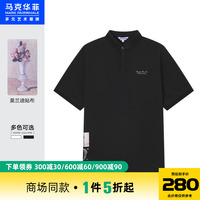商场同马克华菲贴布POLO衫男2022夏新时尚文艺上衣