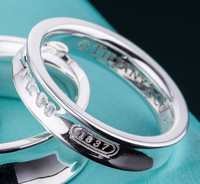 代购正品牌Tiffany蒂芙尼钻石结婚戒指女六爪1克拉镶钻戒情侣对戒