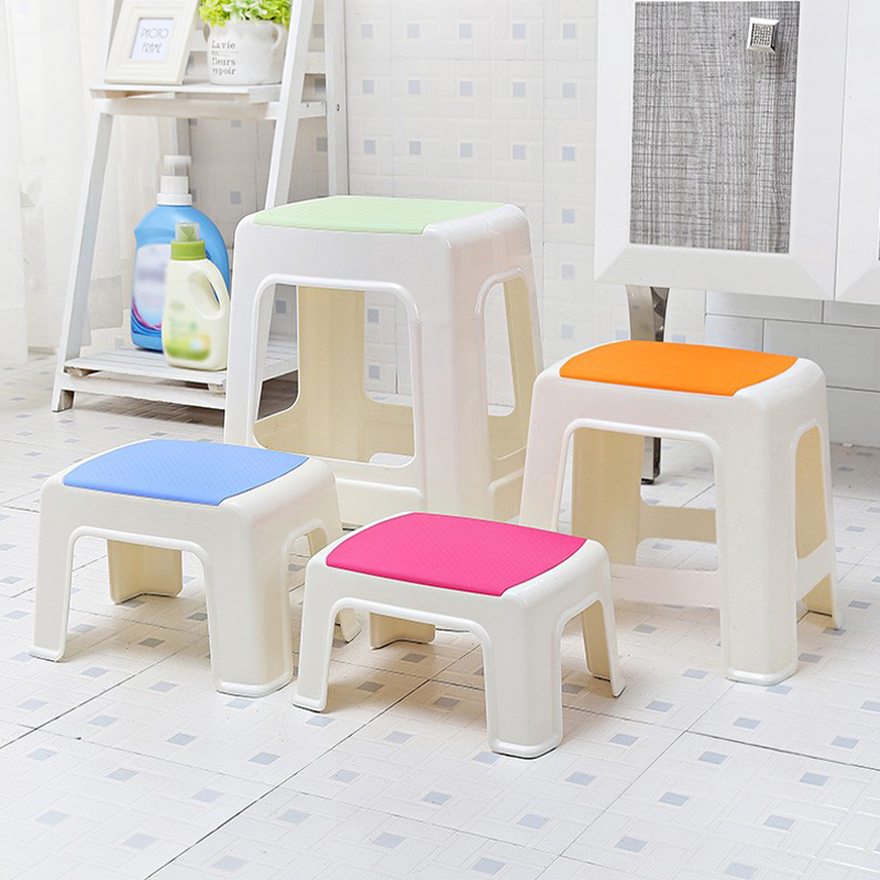 塑料凳子家用加厚茶几客厅椅子浴室小板凳洗澡方凳儿童矮凳可叠放
